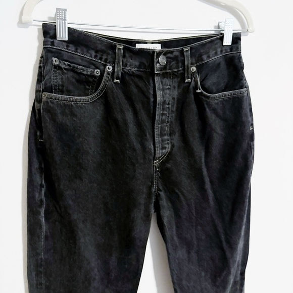 Agolde - Black Washed Triple Hem Jeans - Picture 2 of 5